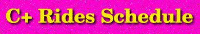 C+ Rides Schedule